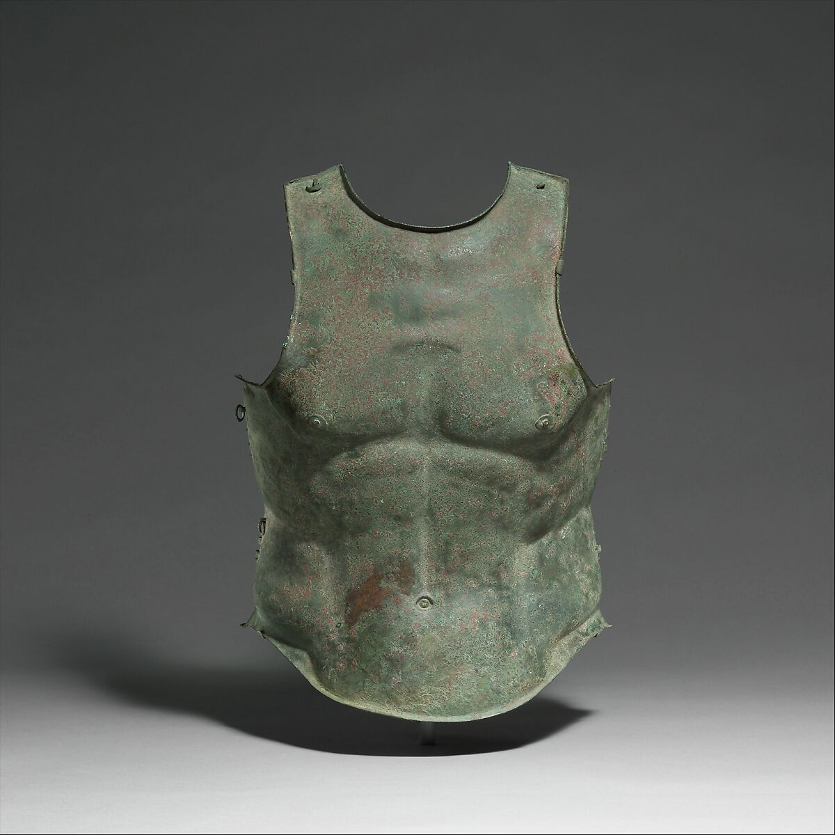 Bronze cuirass (body armor), Bronze, Greek, Apulian