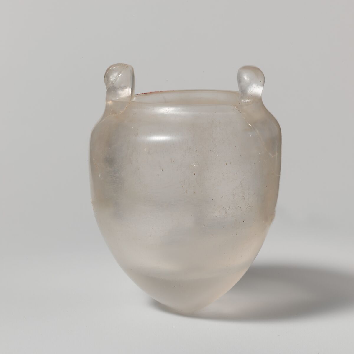Rock-crystal ovoid vessel with wide mouth, Rock crystal, Greek, Eastern Mediterranean 