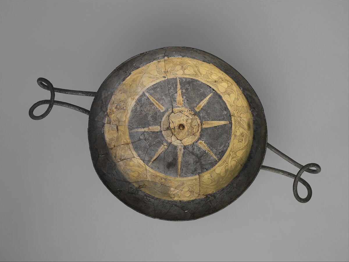 Silver-gilt cup (one of a pair), Silver, gold, Greek, South Italian