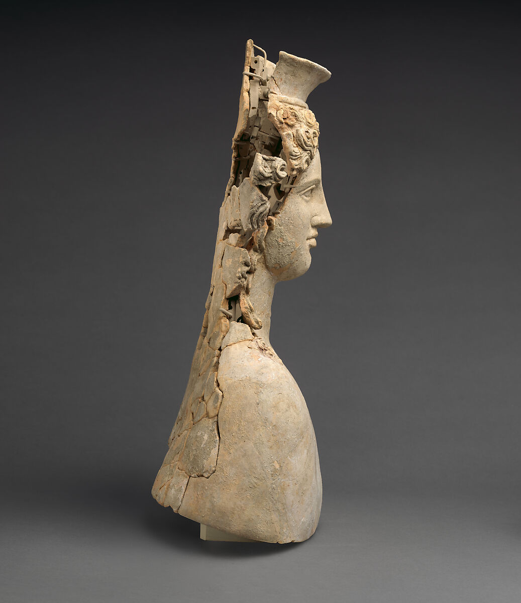 Two terracotta busts, Terracotta, Greek, Sicilian