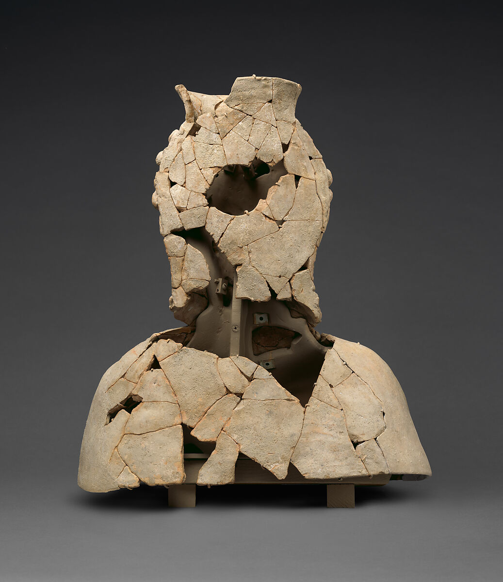 Two terracotta busts, Terracotta, Greek, Sicilian