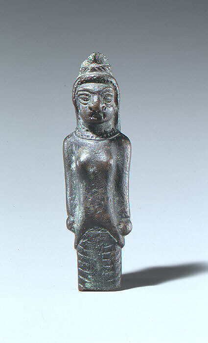 Bronze statuette of a woman, Bronze, East Greek 