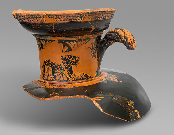Neck-amphora, fragmentary