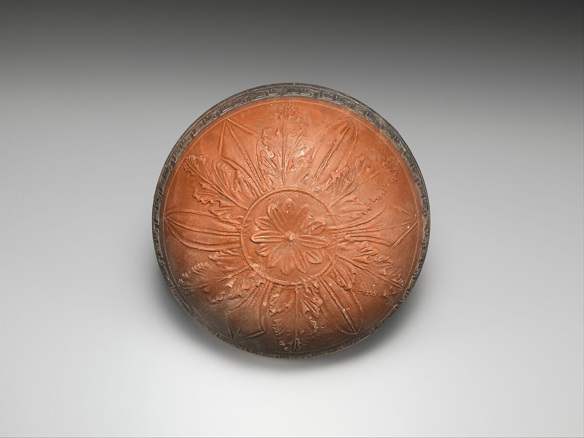 Terracotta Megarian bowl, Terracotta, Greek, Asia Minor 