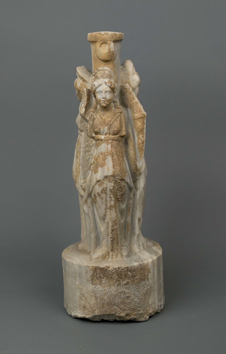 Marble hekataion, Marble, Roman