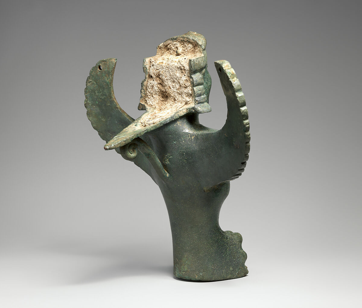 Bronze foot in the form of a sphinx, Bronze, Greek