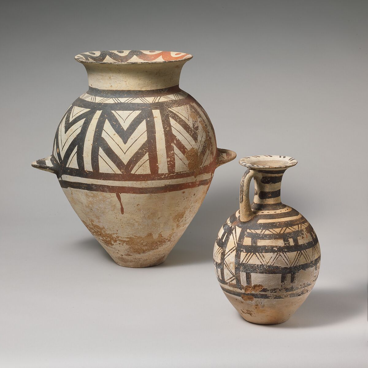 Terracotta jar, Terracotta, Cycladic