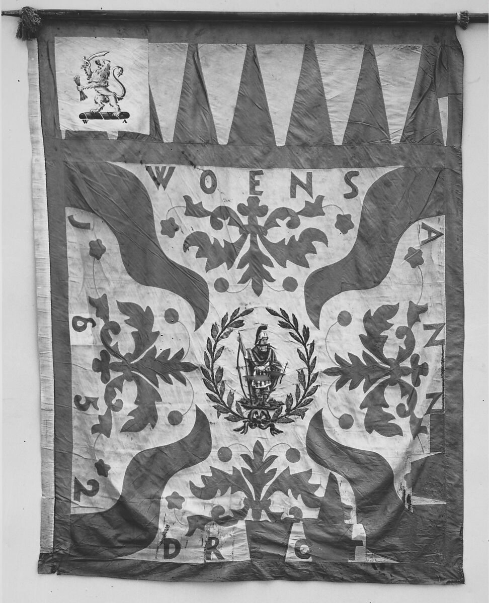 Banner, Silk, polychromy, Dutch 