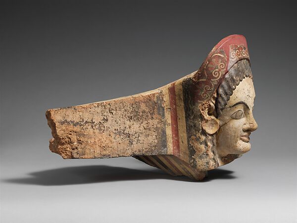 Terracotta antefix (roof tile)