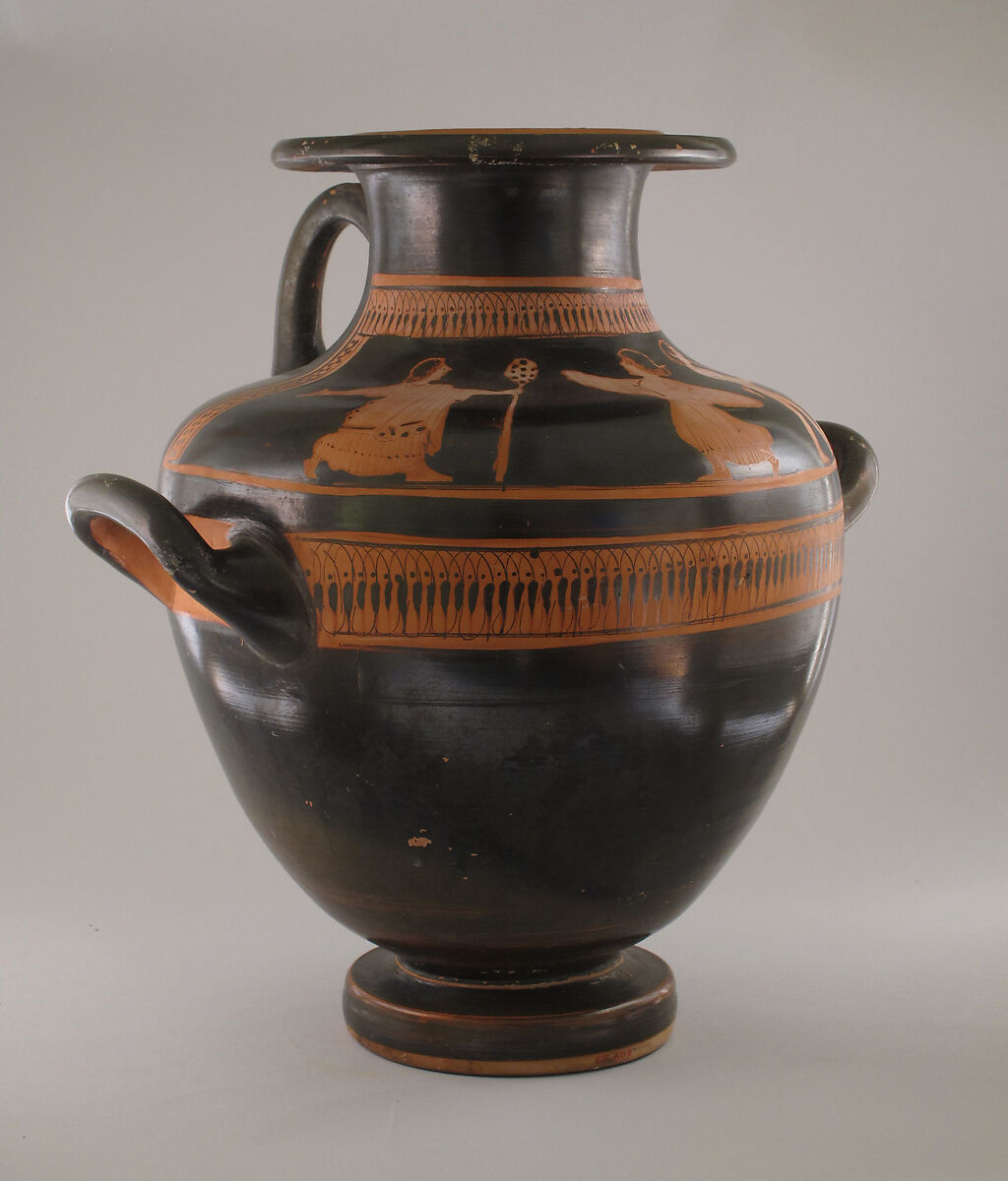 Hydria, Attributed to the Later Mannerists, Terracotta, Greek, Attic