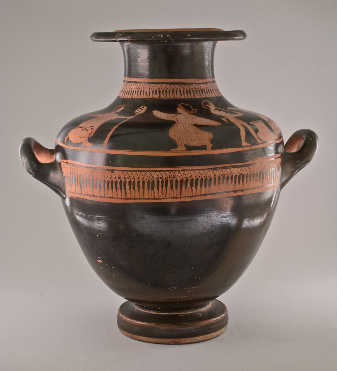 Hydria, Attributed to the Later Mannerists, Terracotta, Greek, Attic 