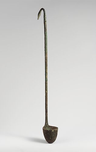 Bronze kyathos (ladle) with duck-head terminal