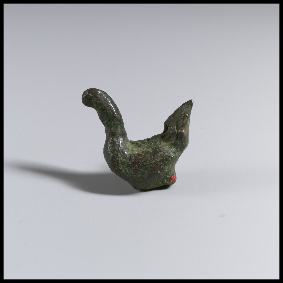 Statuette of a swan ?, Bronze, Roman 