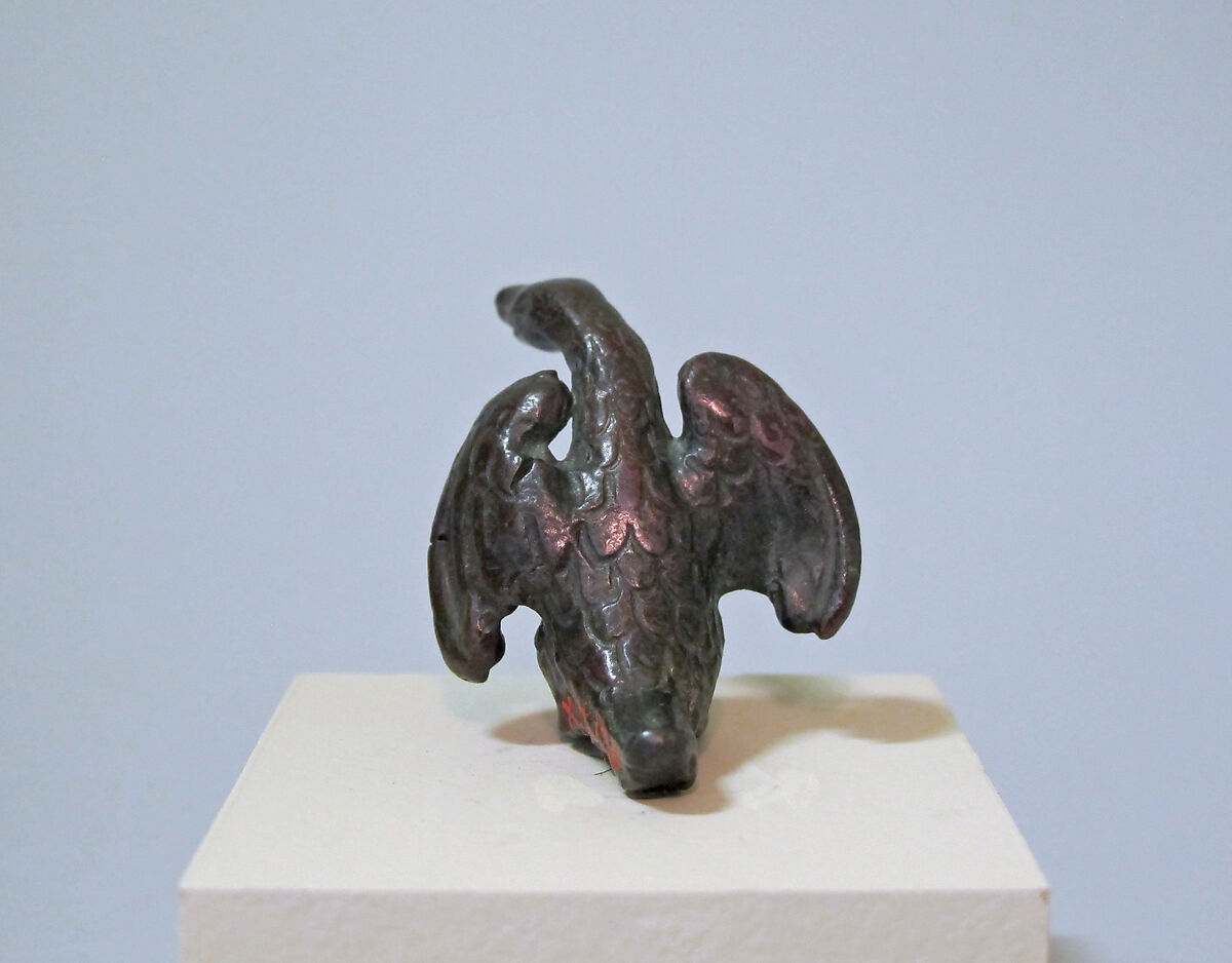 Bronze statuette of a goose, Bronze, Roman