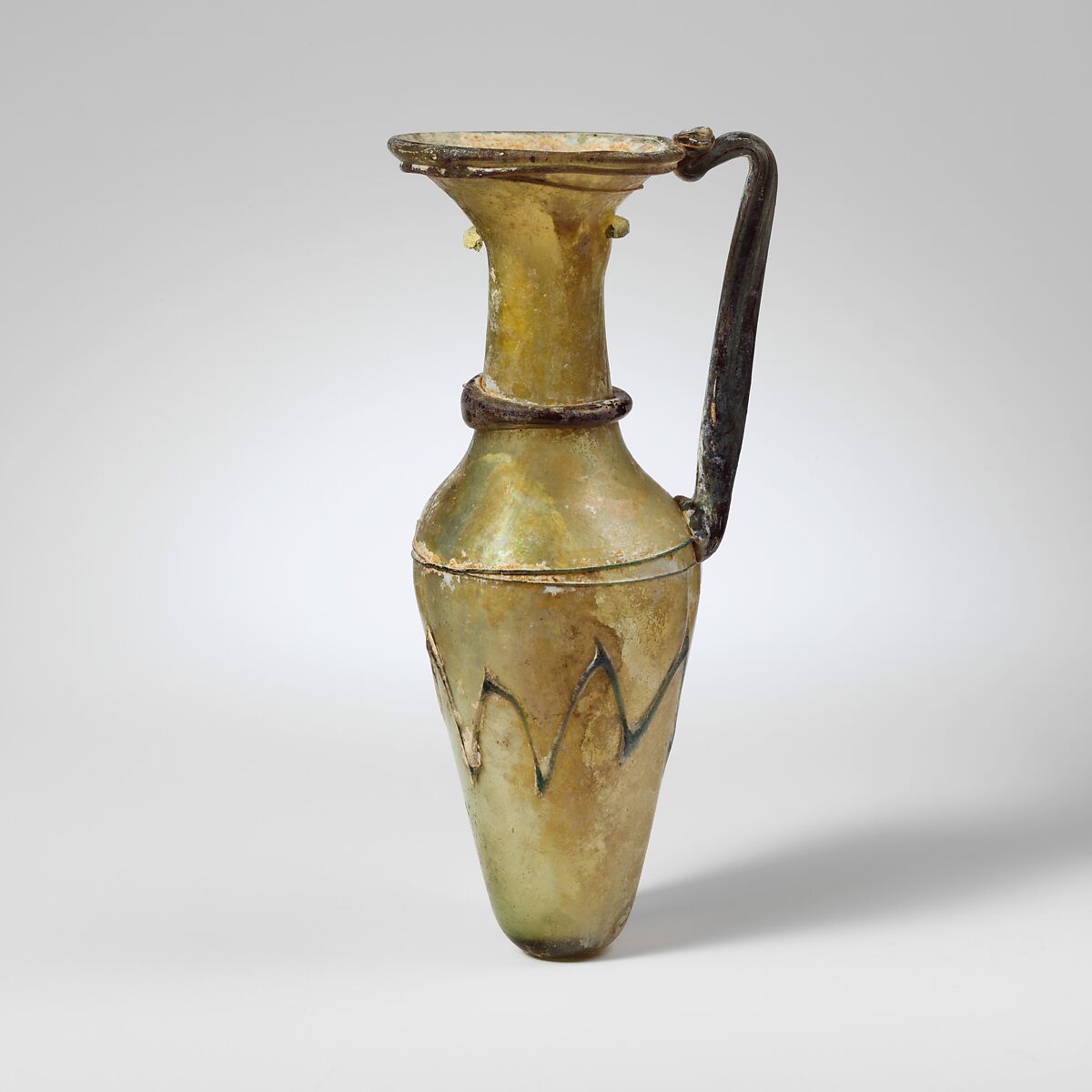 Glass jug, Glass, Roman