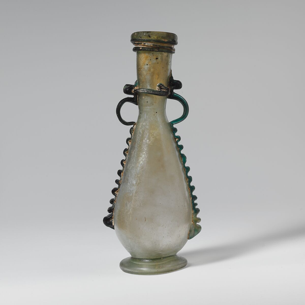 Glass bottle, Glass, Roman, Syrian 