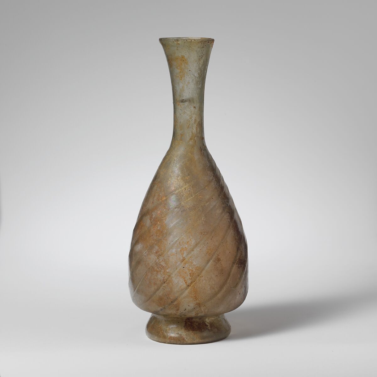 Glass flask, Glass, Roman, Syrian 