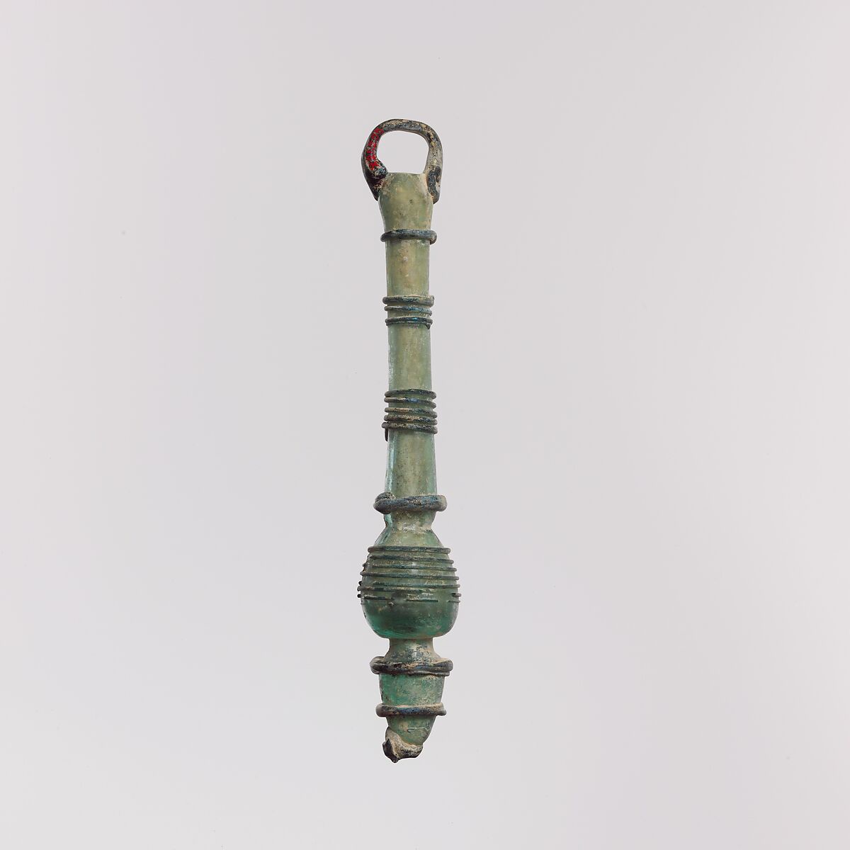Glass bottle, Glass, Roman 