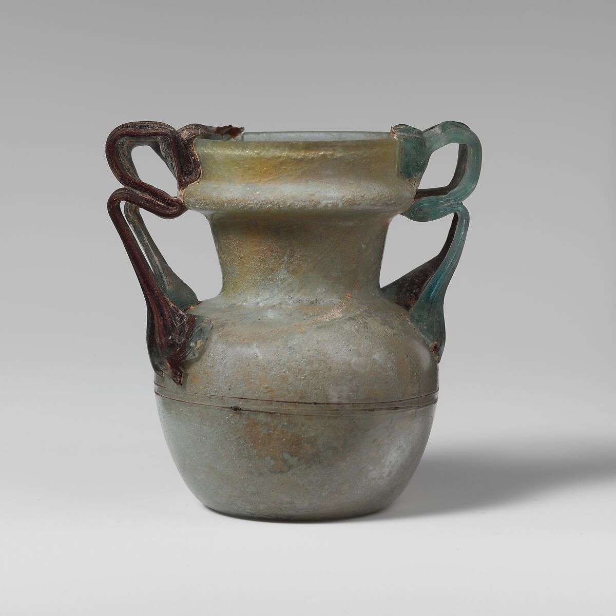 Glass jar, Glass, Roman, Syrian 