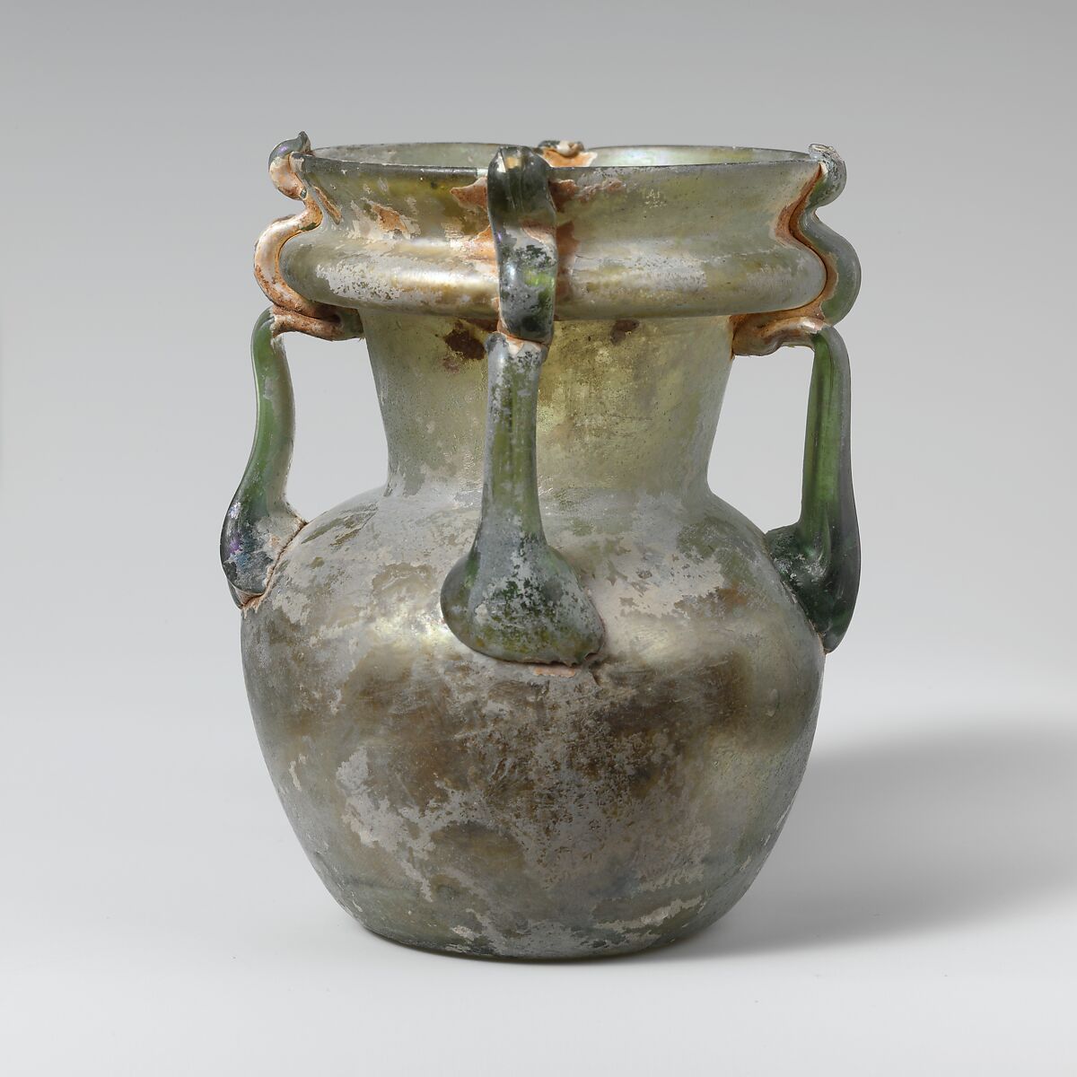 Glass jar, Glass, Roman, Syrian 