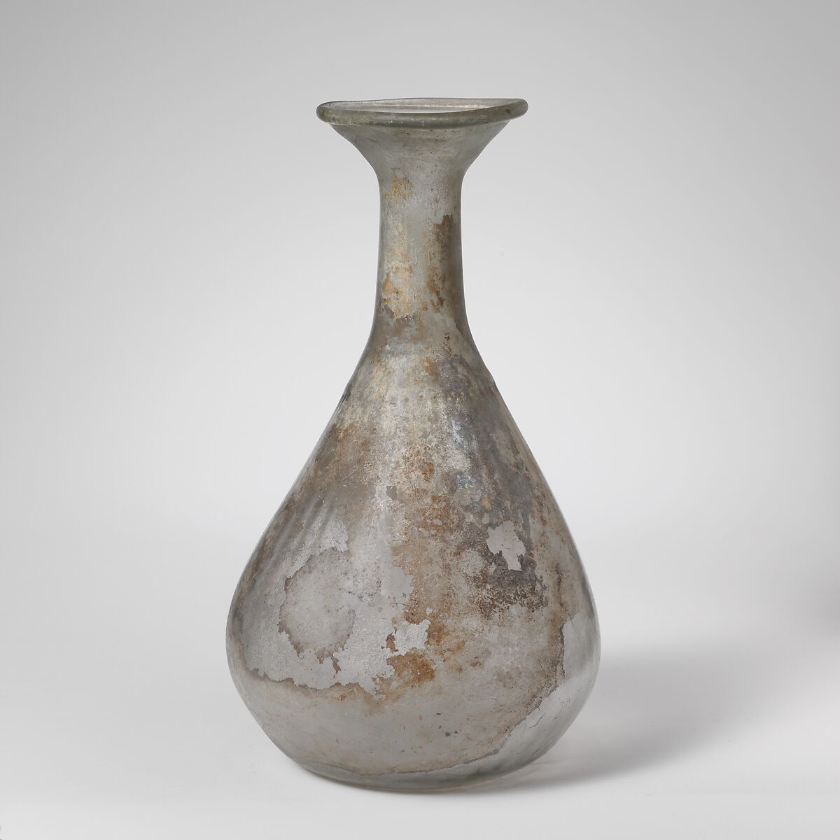 Glass flask, Glass, Roman, Syrian 