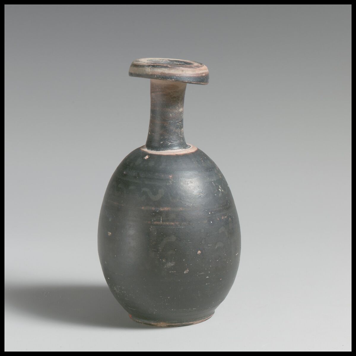 Bottle, Terracotta, Greek, South Italian, Campanian