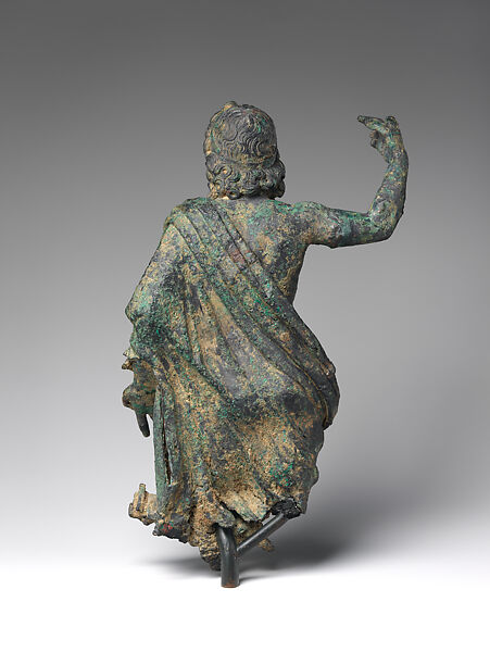 Bronze statuette of Jupiter, Bronze, Roman
