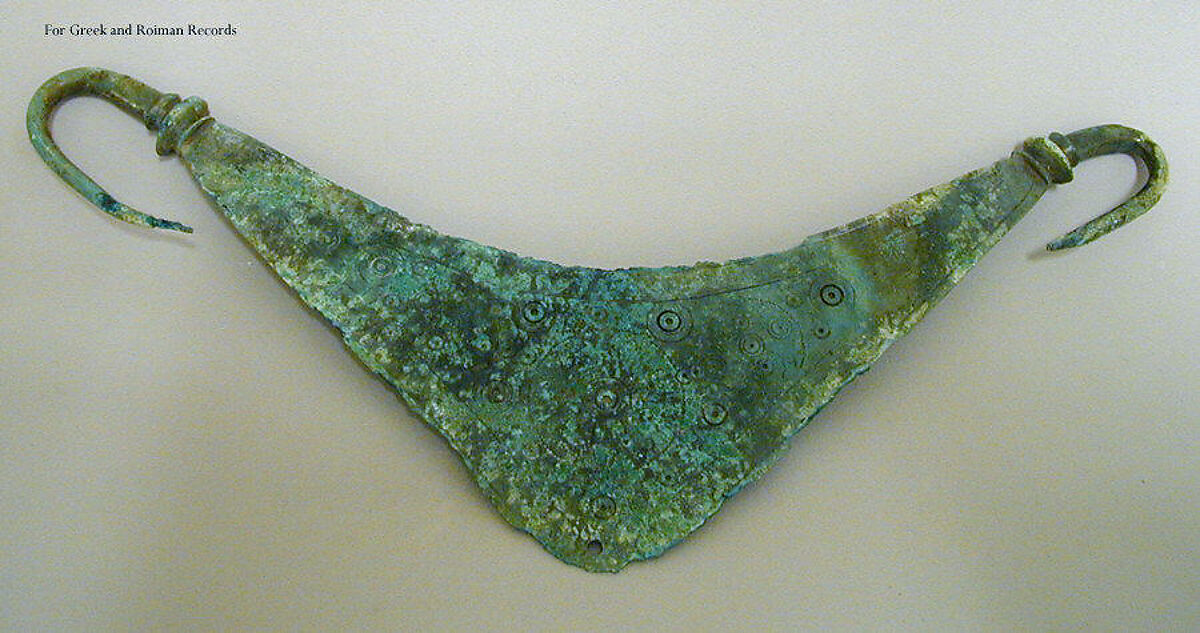 Bronze belt clasp, bronze, Macedonian, Greek