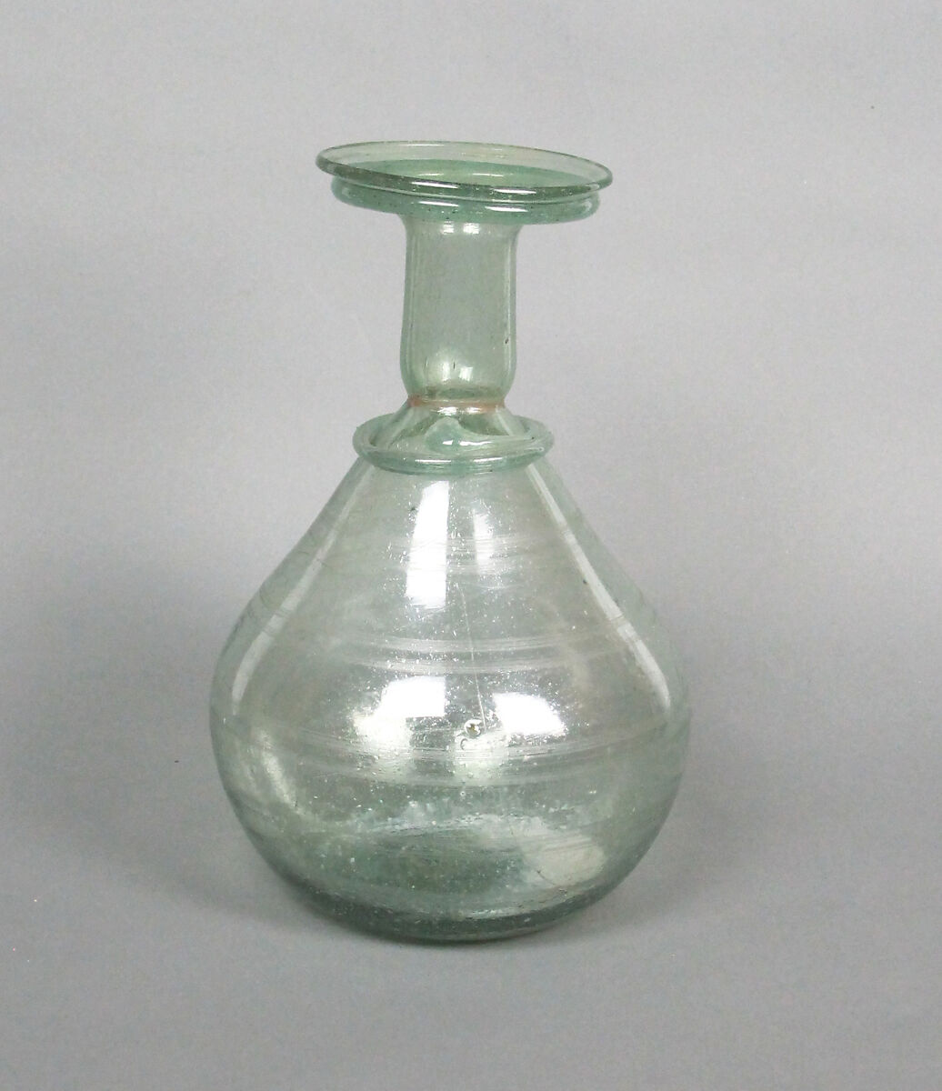 Glass bottle, Glass, Roman 