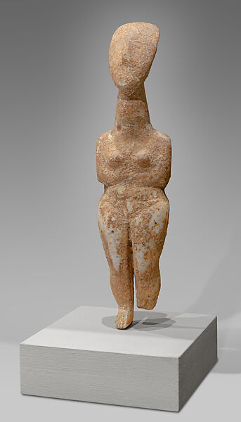 Marble female figure, Marble, Cycladic 