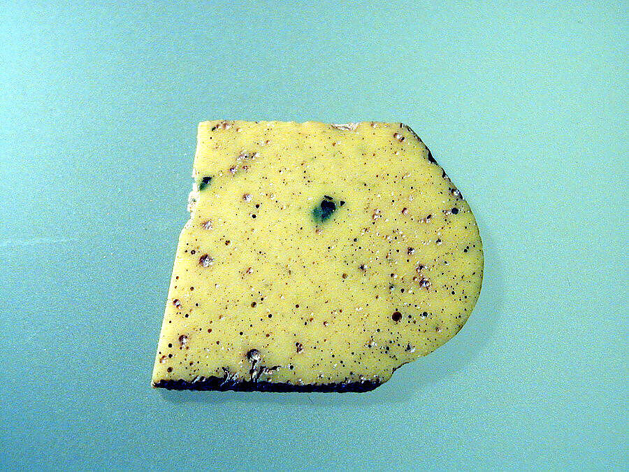 Glass mosaic inlay fragment, Glass, Roman