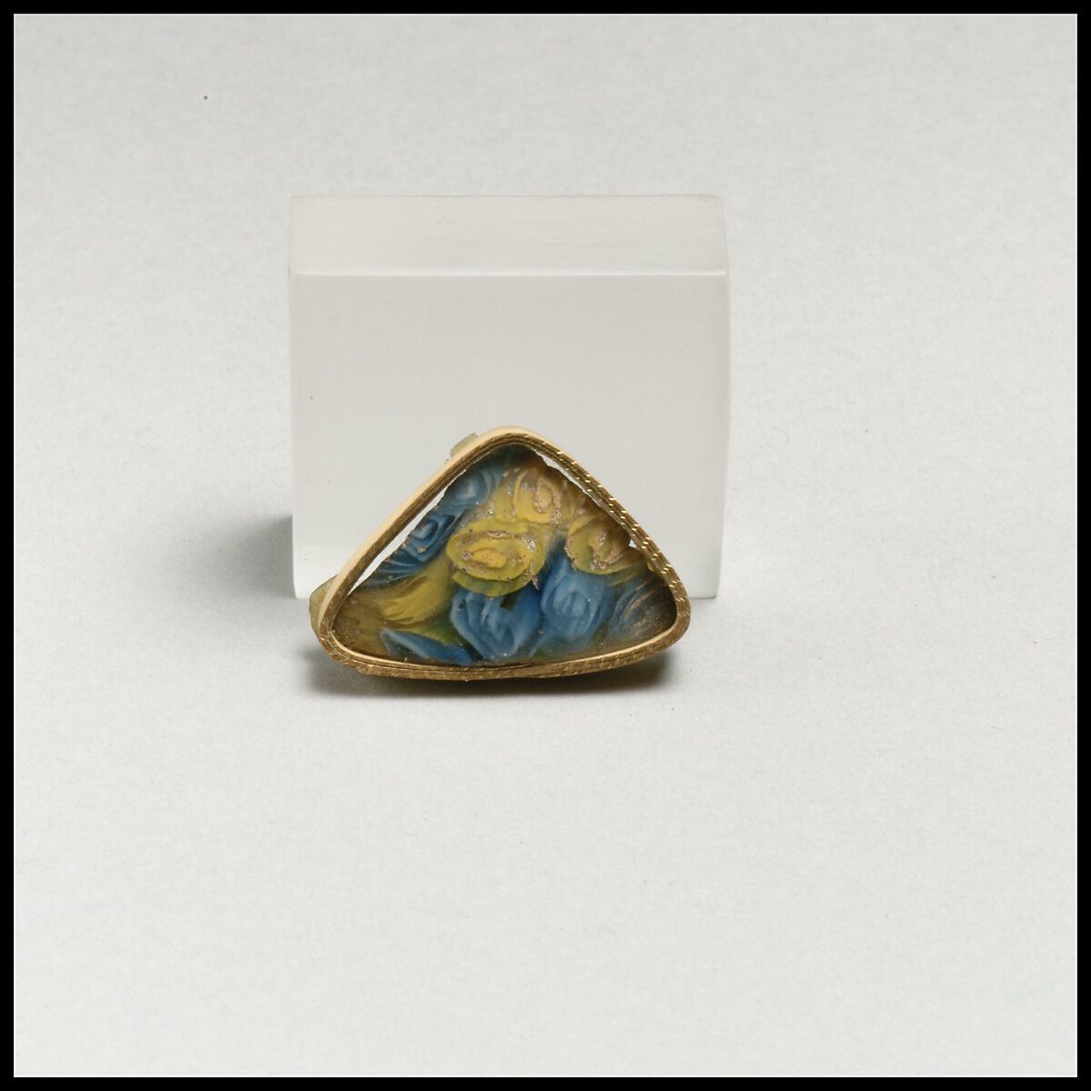 Glass mosaic bowl fragment, Glass, Greek, Eastern Mediterranean 