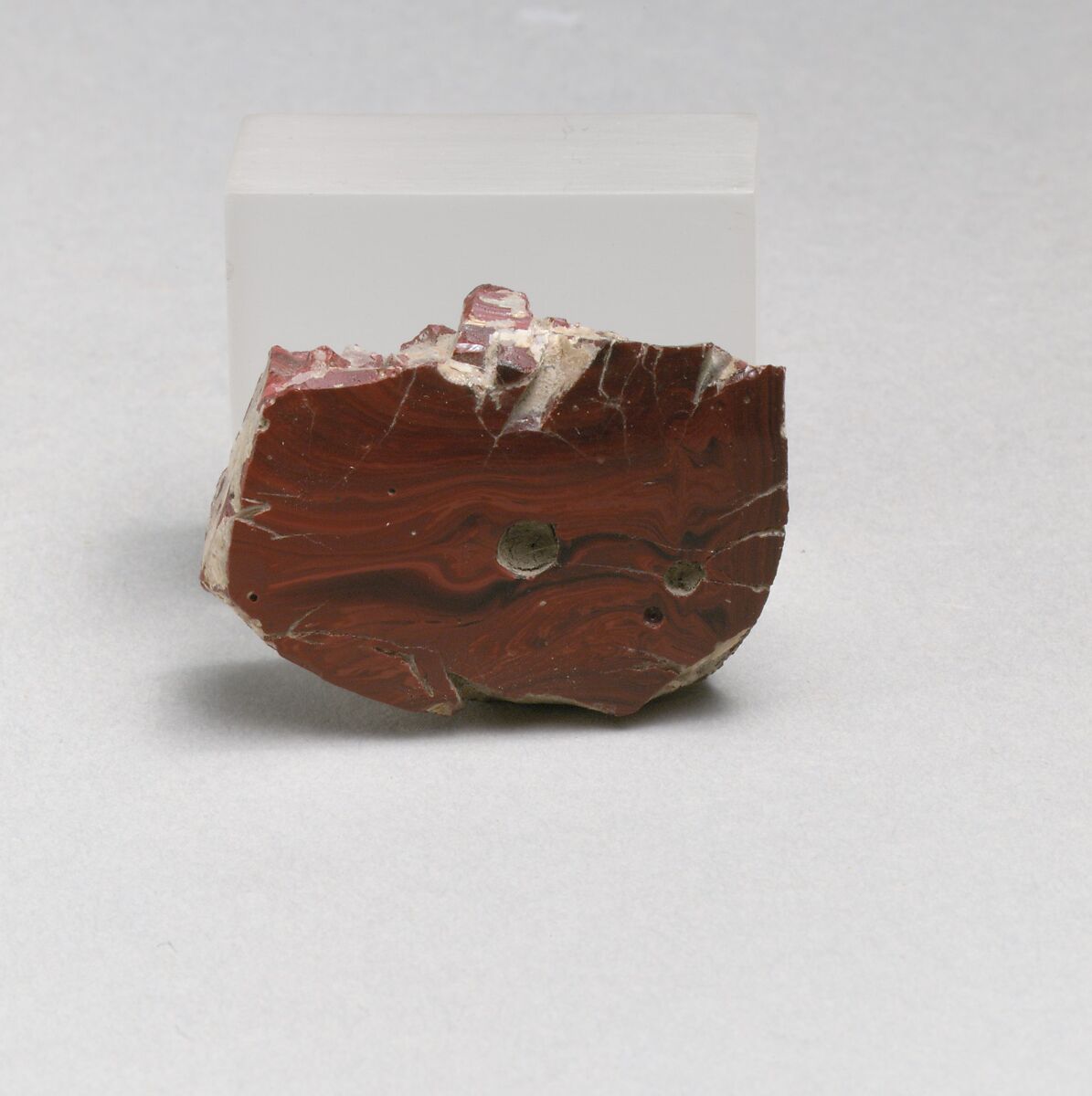 Glass mosaic fragment, Glass, Roman 