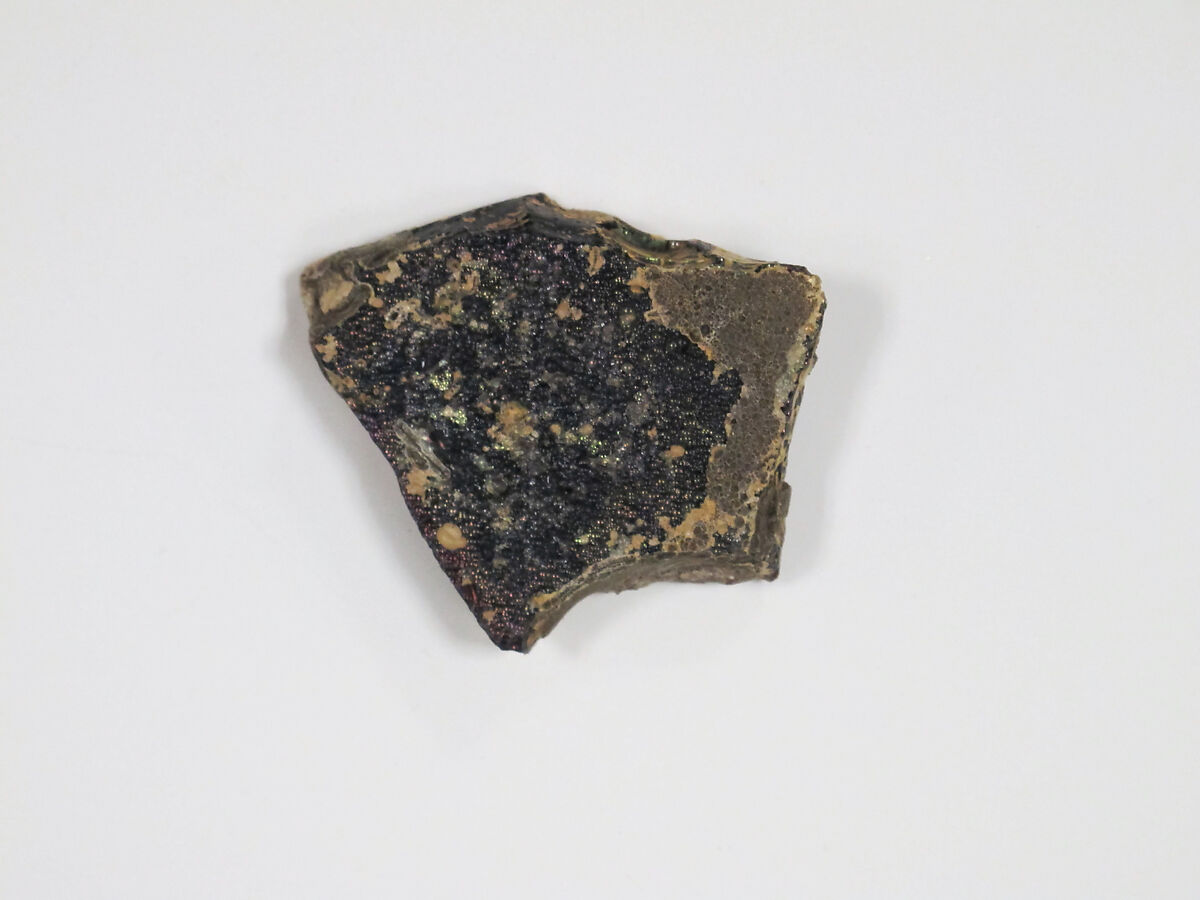 Mosaic glass inlay fragment, Glass, Roman