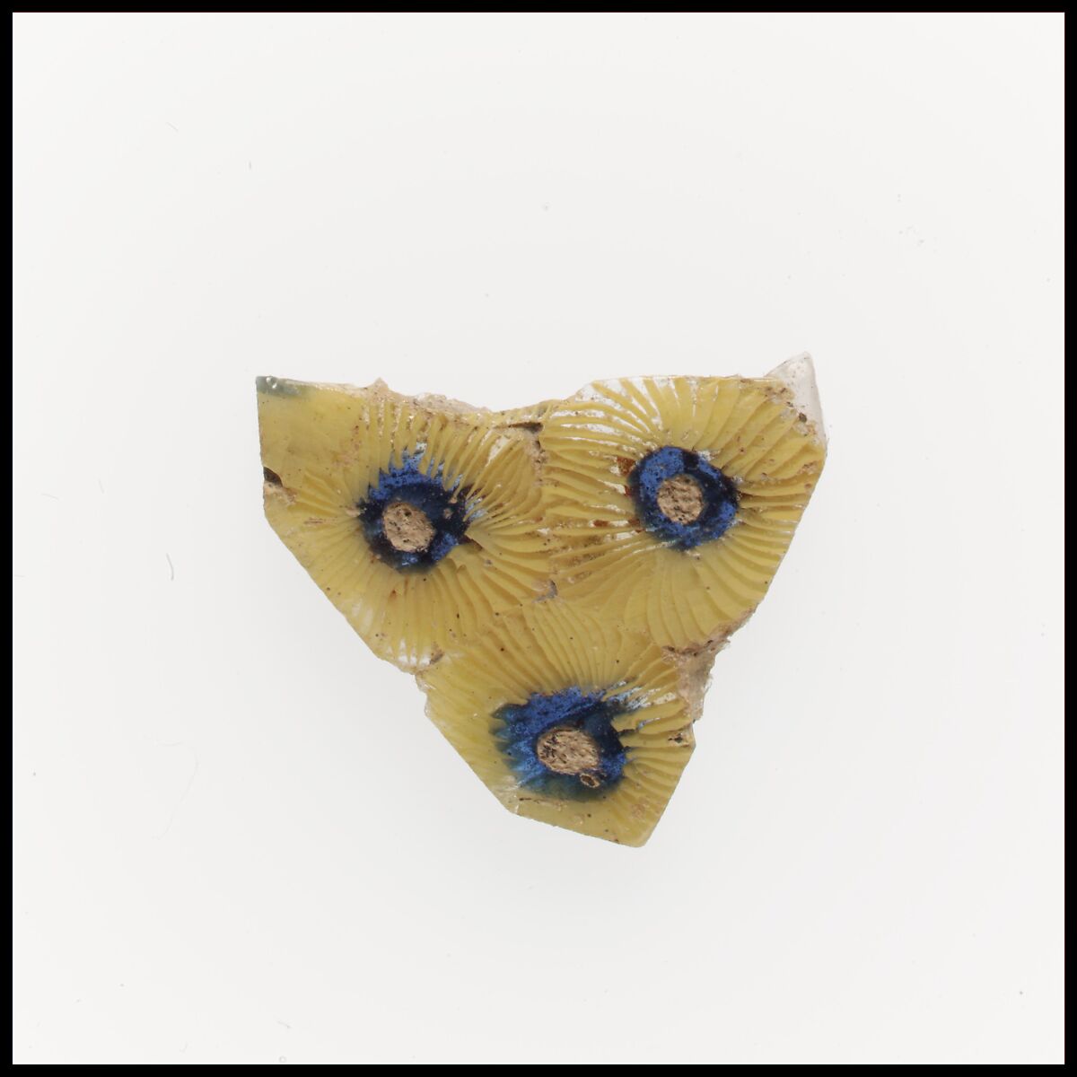 Glass mosaic fragment, Glass, Greek, Eastern Mediterranean