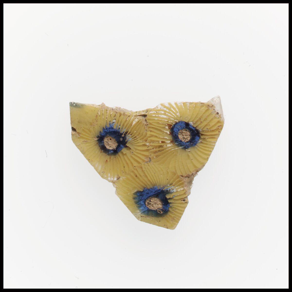 Glass mosaic fragment, Glass, Greek, Eastern Mediterranean