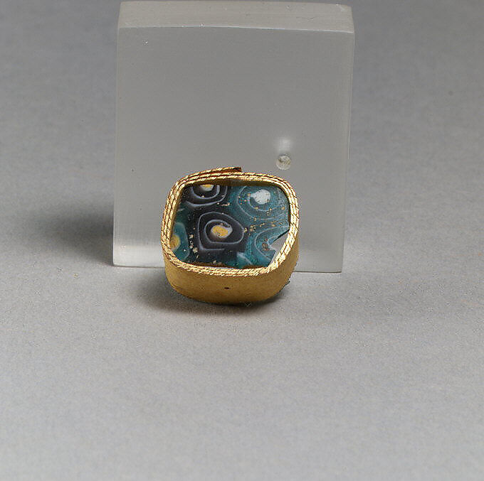 Glass mosaic fragment, Glass, Greek, Eastern Mediterranean