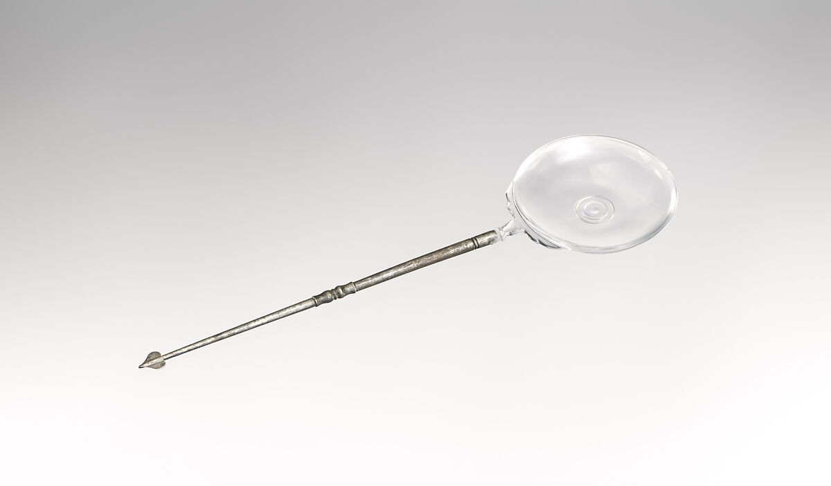 Rock-crystal and silver spoon, Rock crystal and silver, Roman