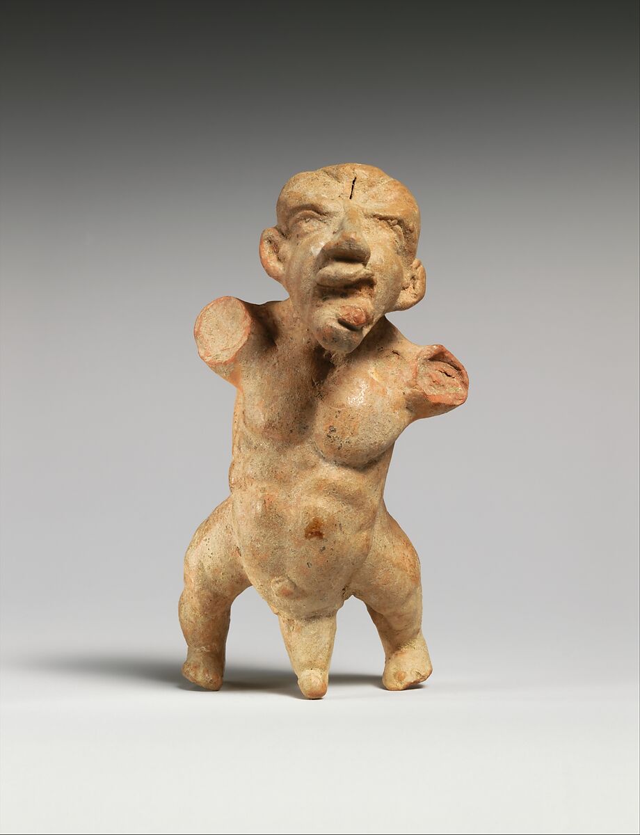 Terracotta statuette of a dwarf, Terracotta, Greek 