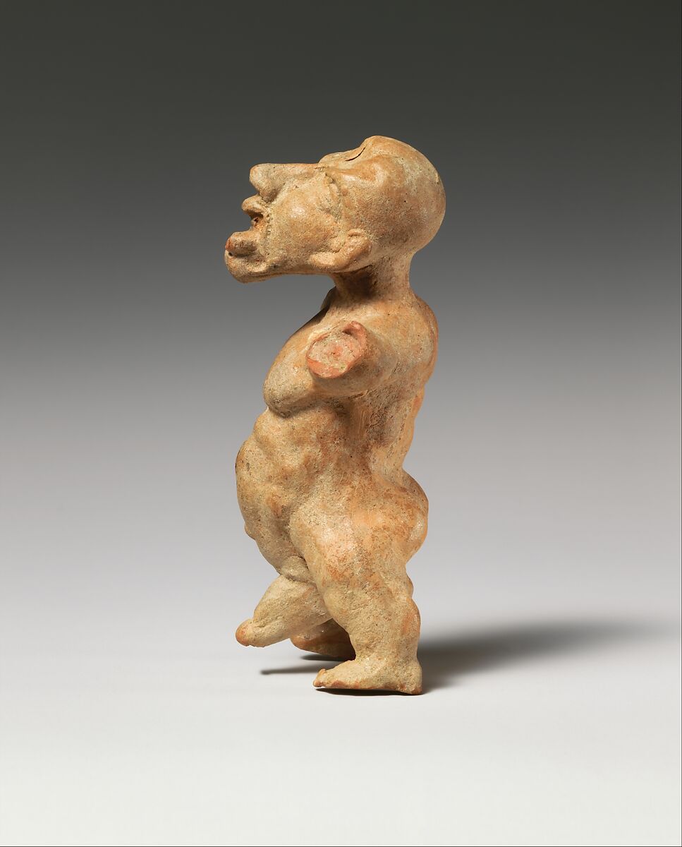 Terracotta statuette of a dwarf, Terracotta, Greek