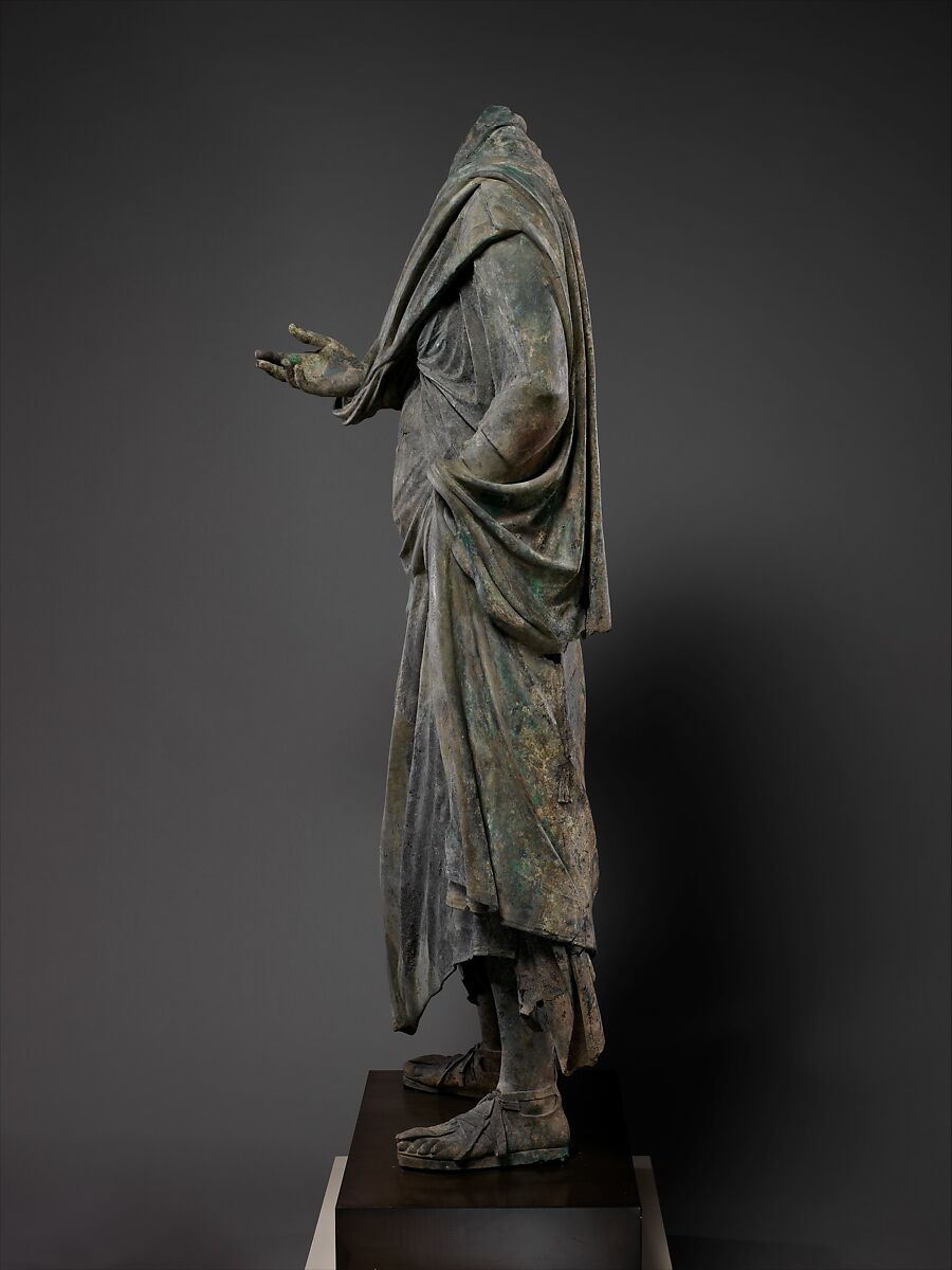 Bronze statue of a man, Bronze, Greek