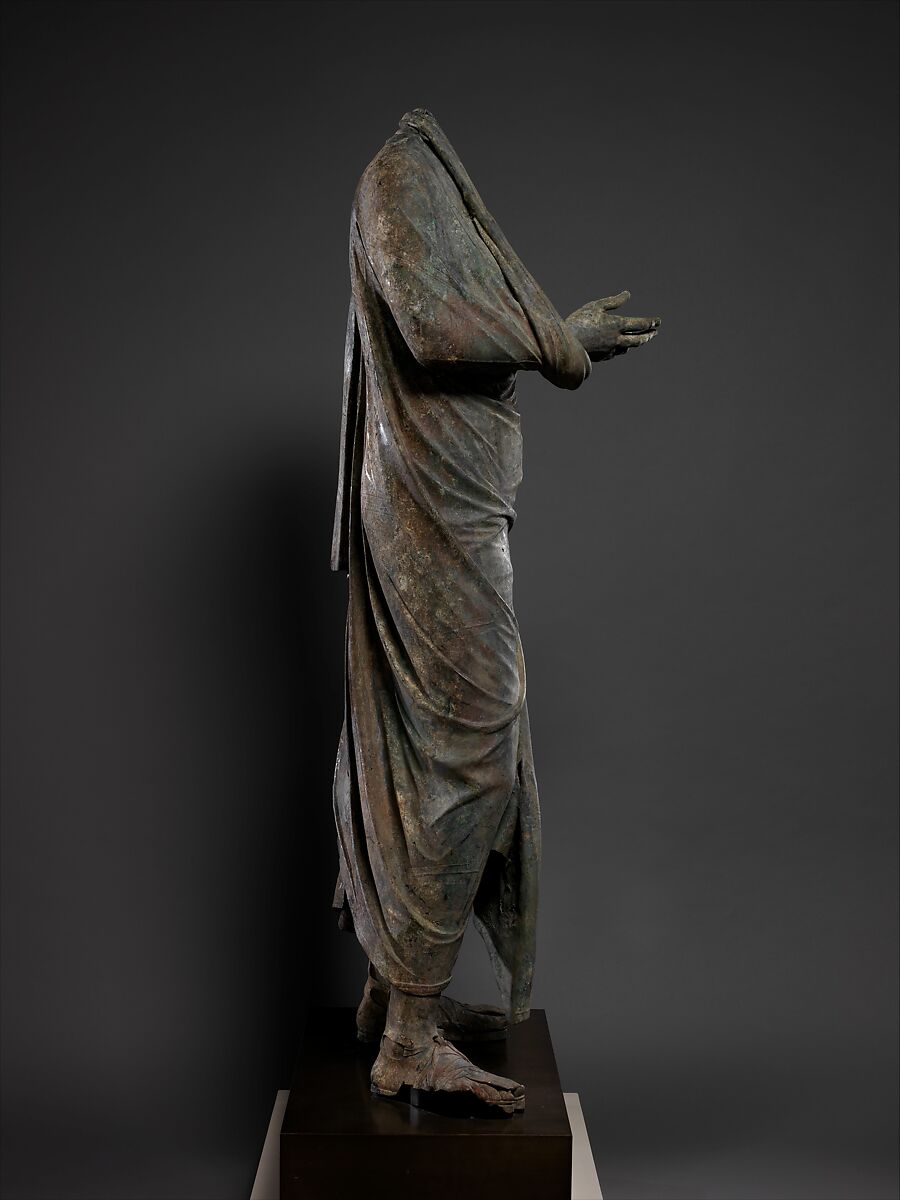 Bronze statue of a man, Bronze, Greek
