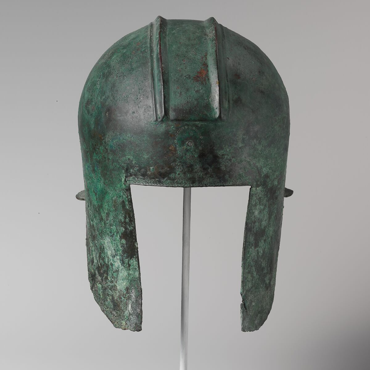 Bronze helmet of Illyrian type, bronze, Greek 