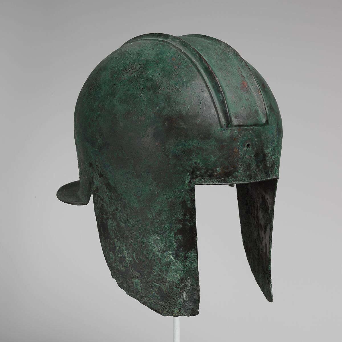 Bronze helmet of Illyrian type, bronze, Greek