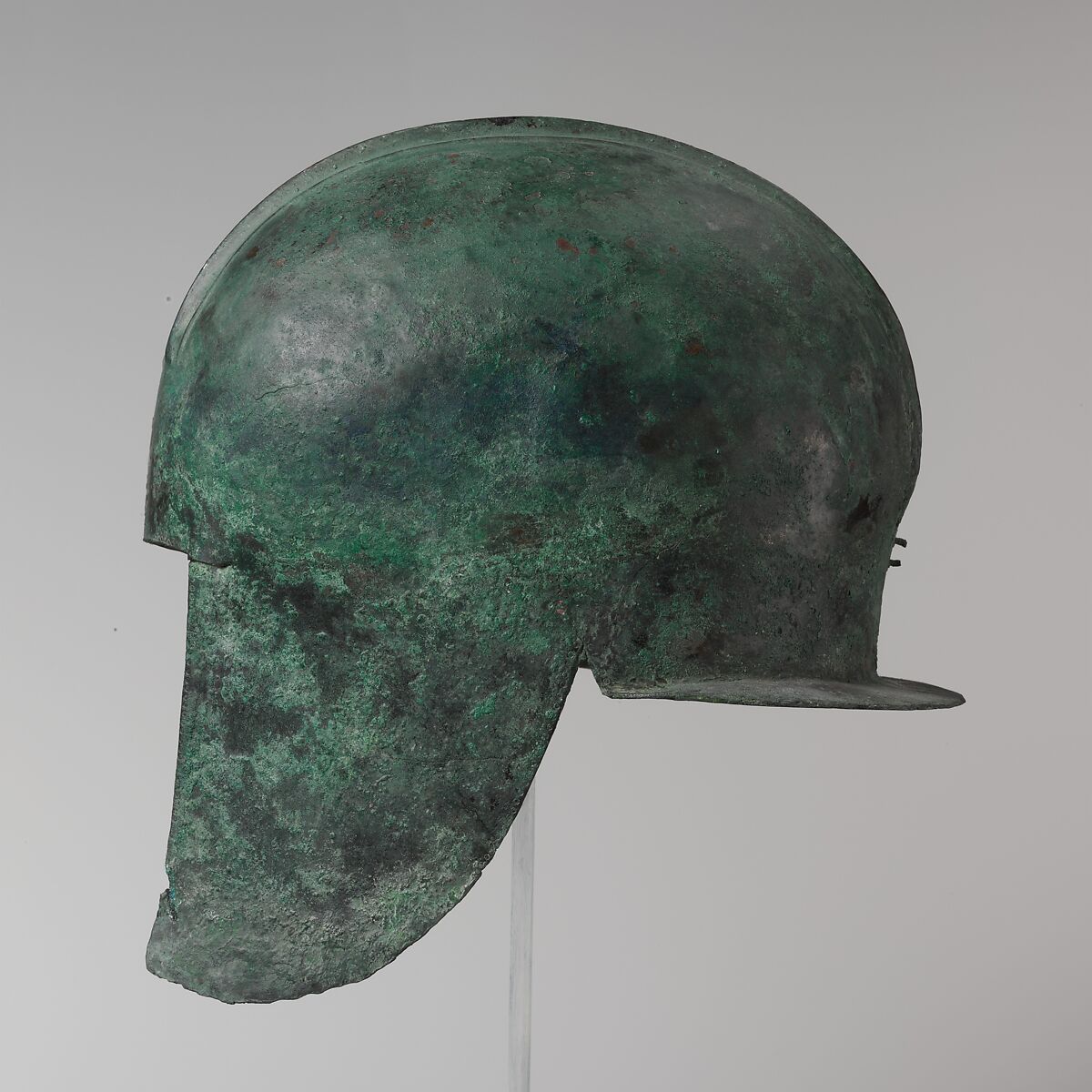 Bronze helmet of Illyrian type, bronze, Greek