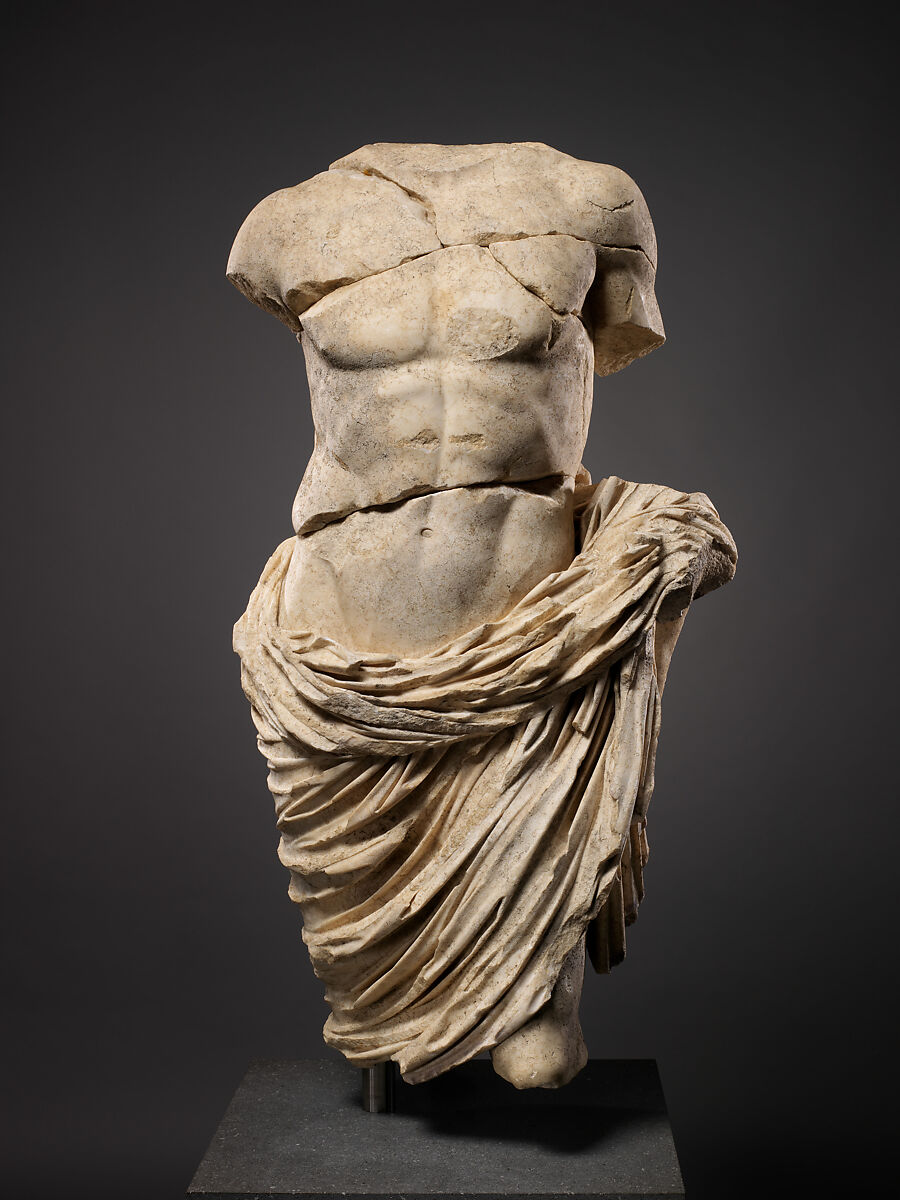 Marble bust of a woman, Roman, Late Imperial