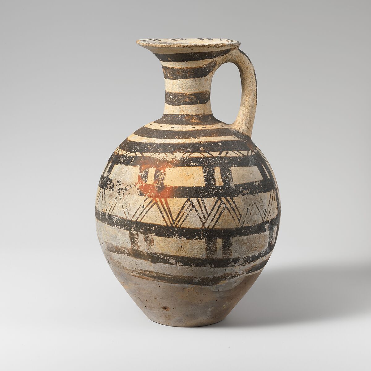 Terracotta jug, Terracotta, Cycladic 