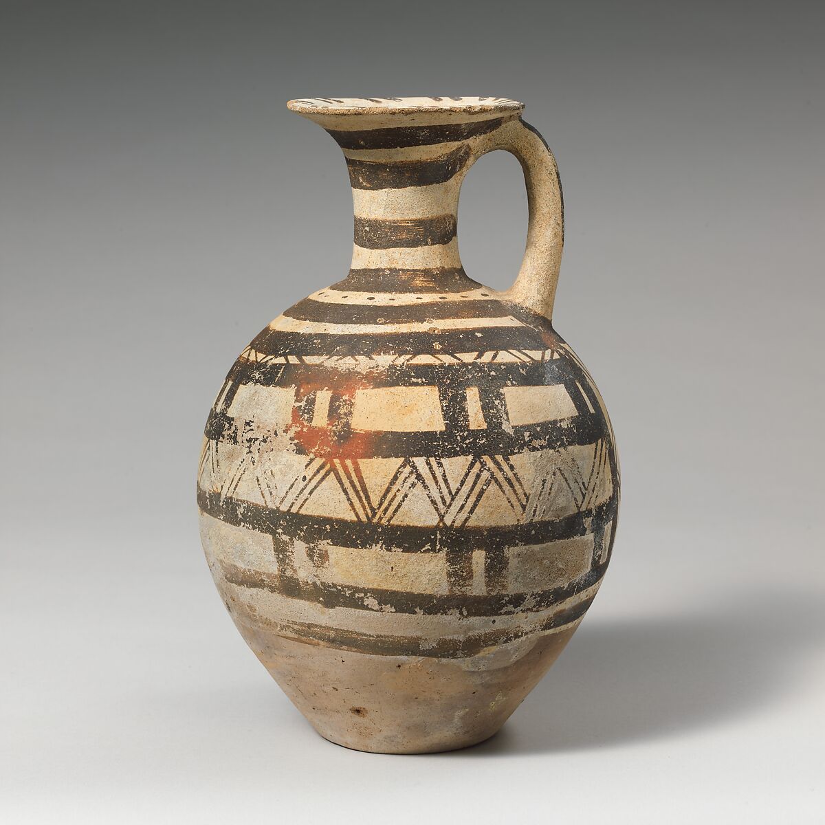 Terracotta jug, Terracotta, Cycladic