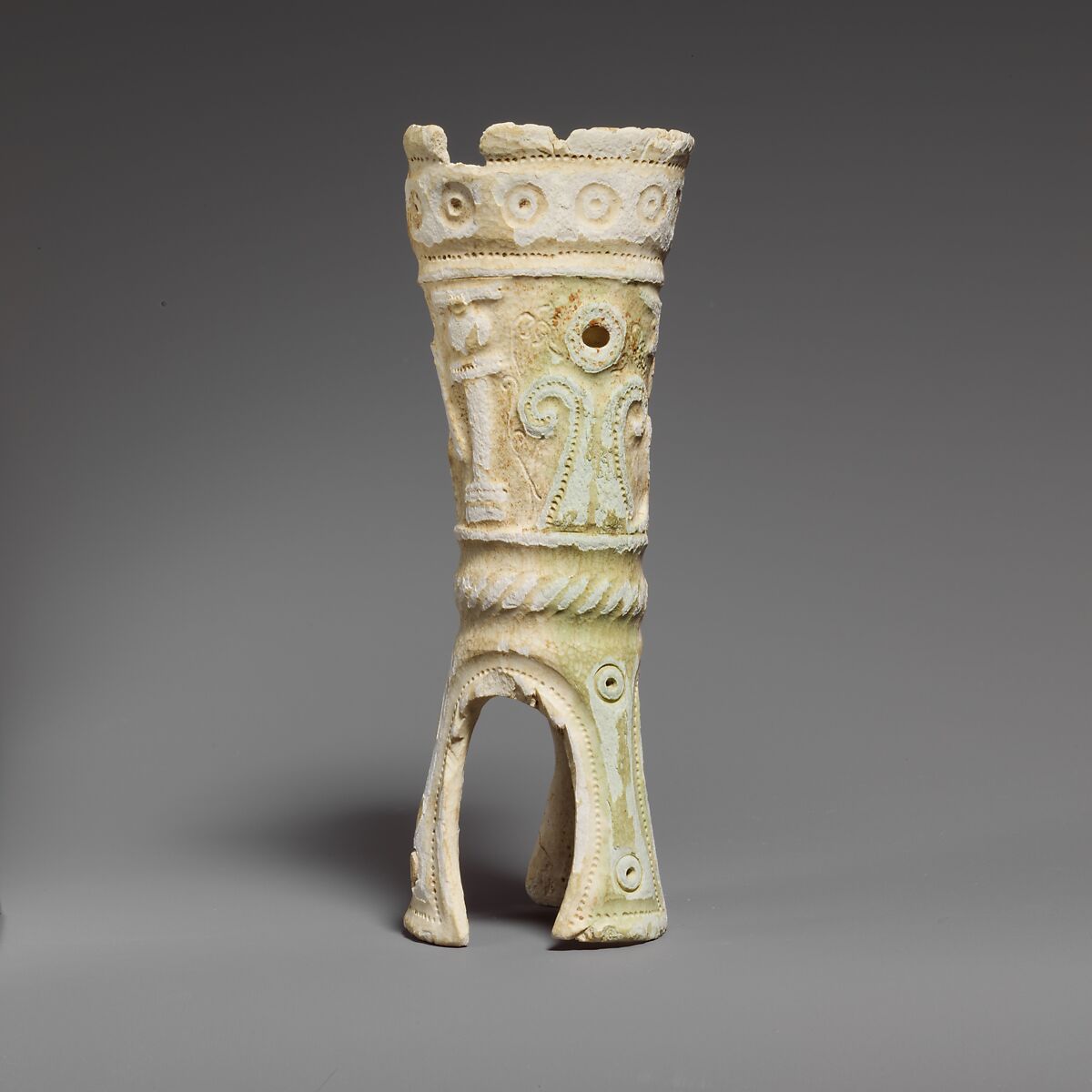 Bone stand with relief of a centaur, Bone, Greek
