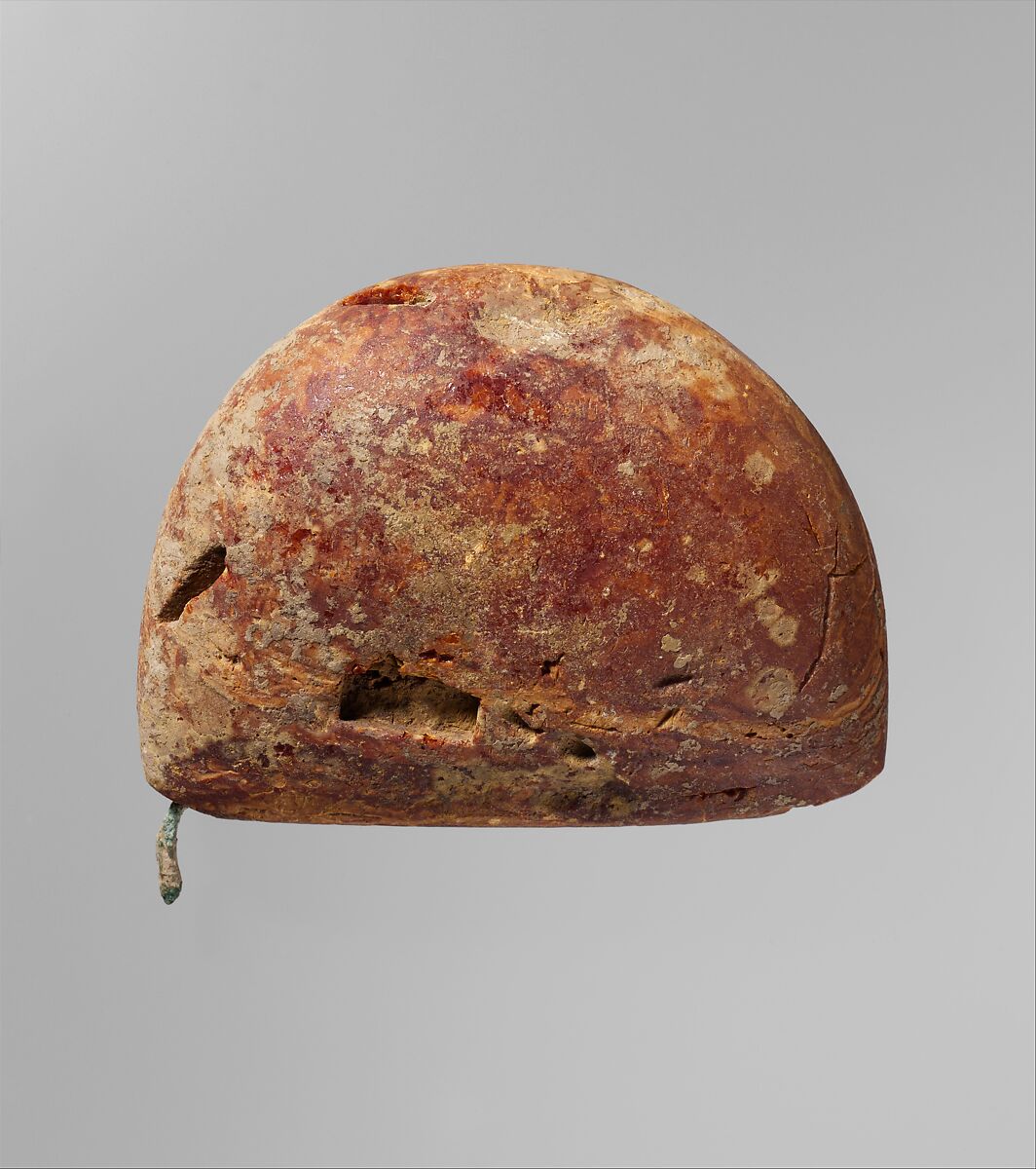 Bronze and amber fibula (safety pin), Amber, Etruscan or Italic 